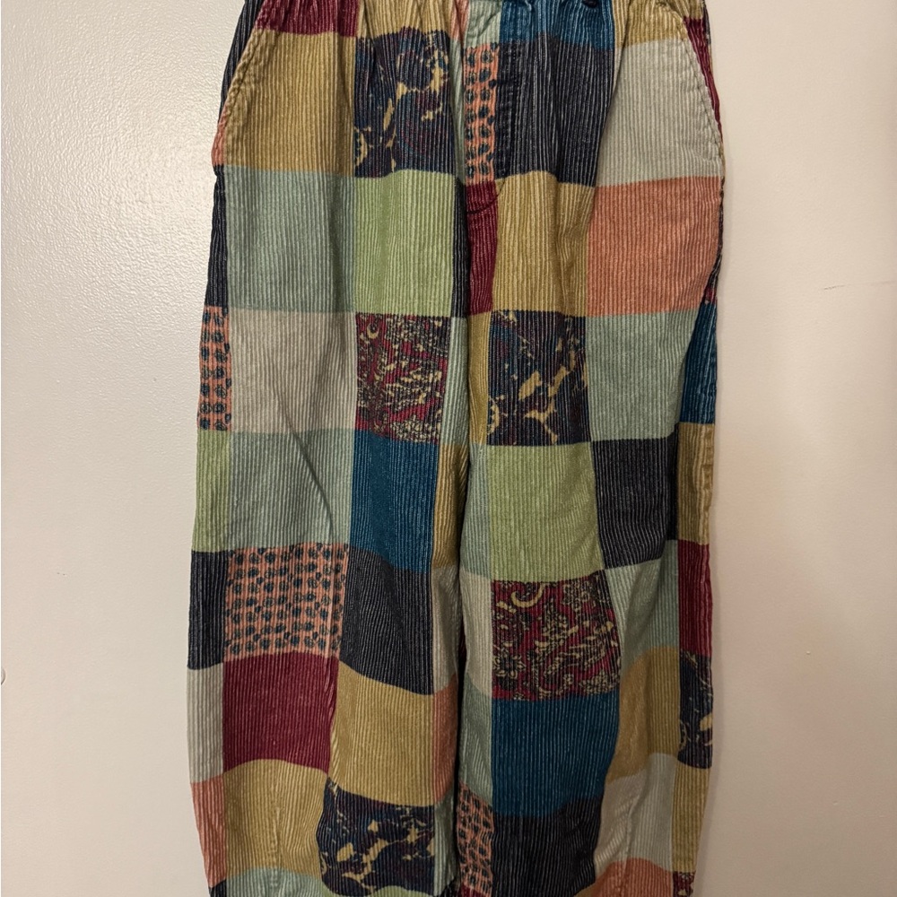 BDG Multicolor Patchwork Corduroy Pants